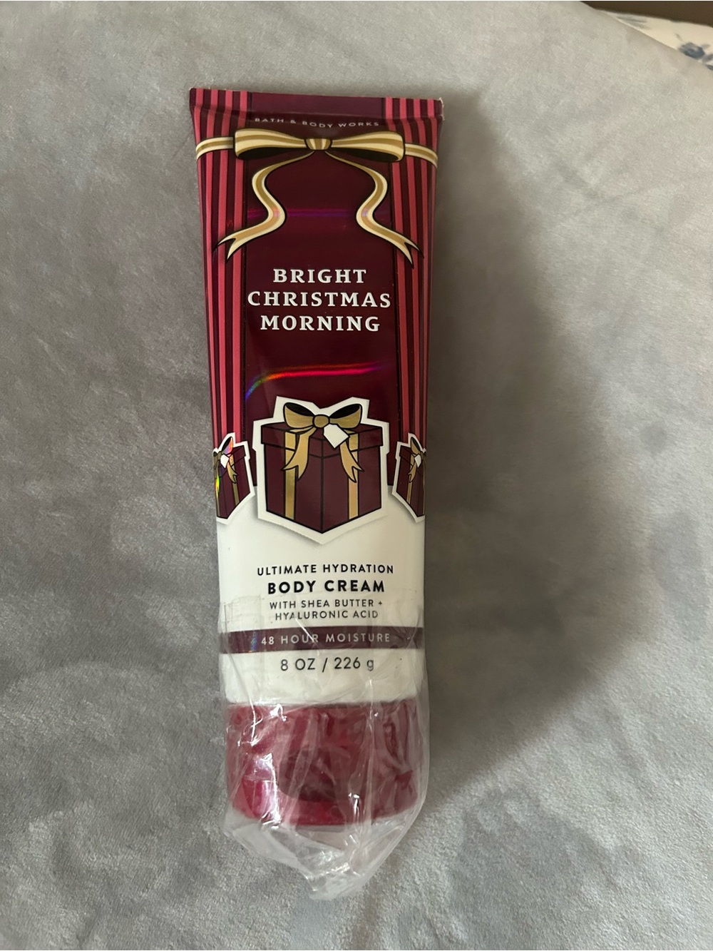 Bath & Body Works Bright Christmas Morning Ultimate Hydration Body Cream - Red